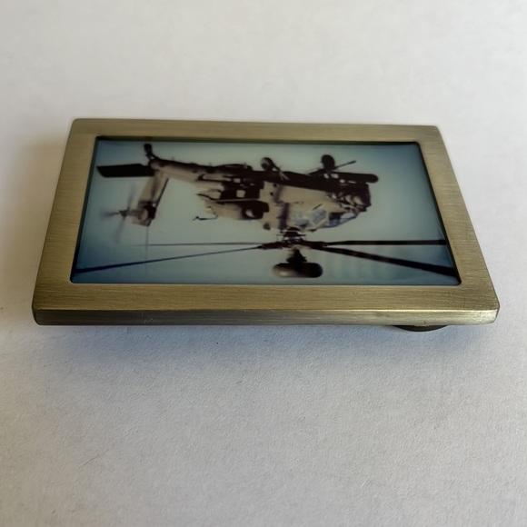 Apache Helicopter Aircraft Military Belt Buckle - Picture 4 of 10